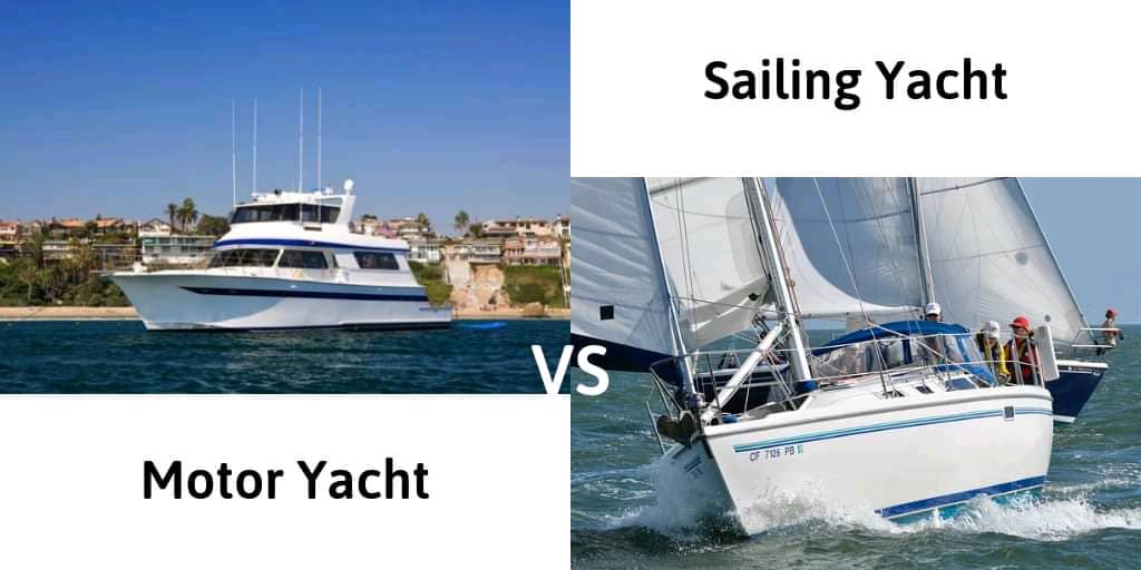 difference between motor cruiser and yacht