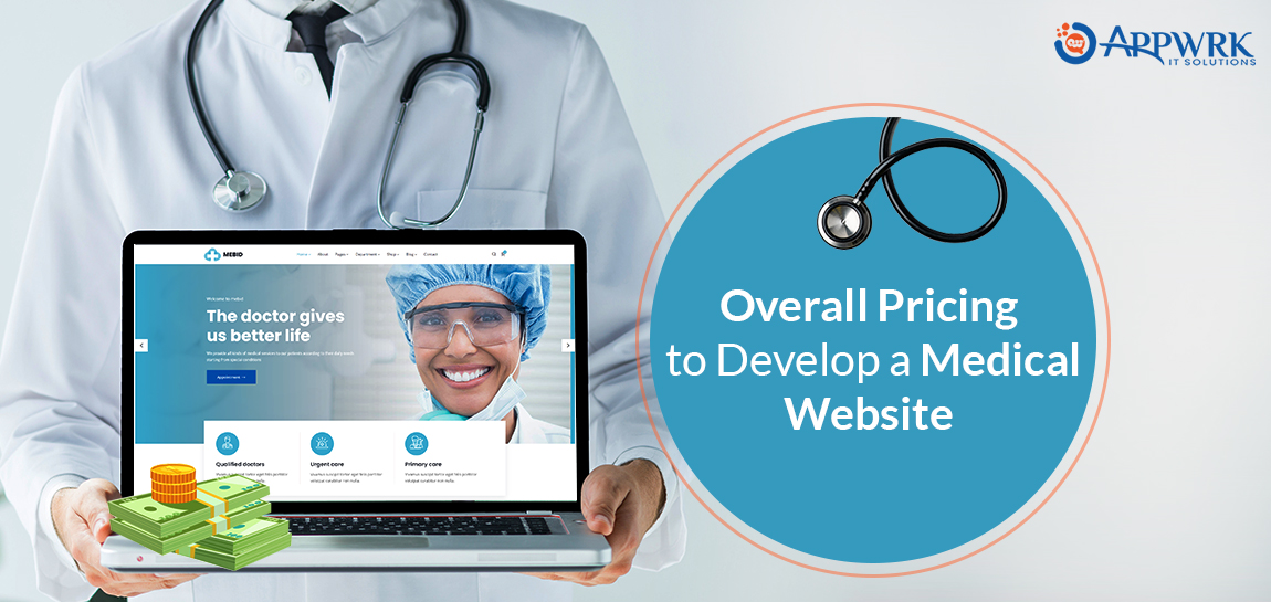 medical page web design
