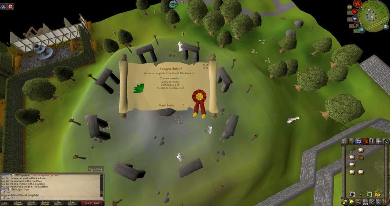 How to Complete Druidic Ritual as a Skiller