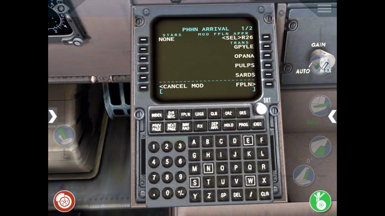 How to Enter Parentheses in the 737 FMC 