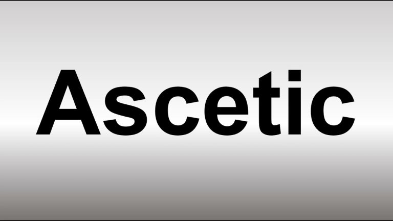 How to Pronounce Ascetic